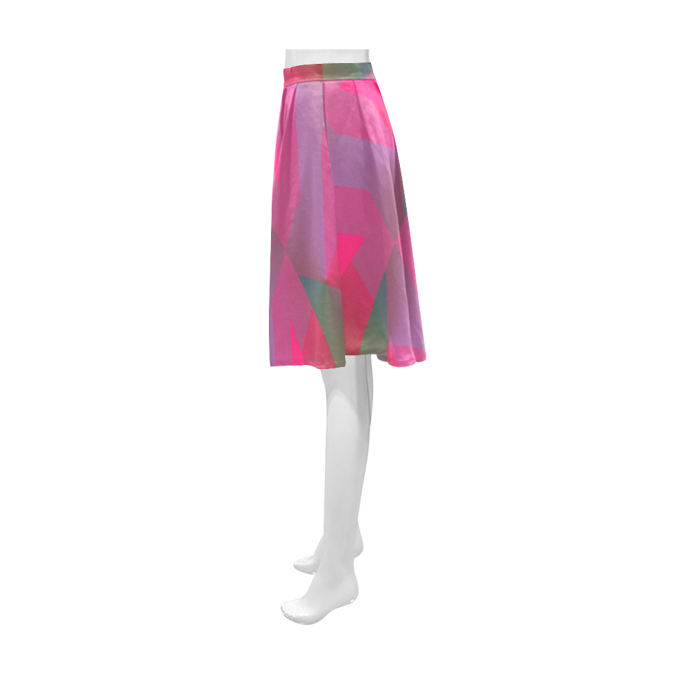 Geometric Lux Q Athena Women's Short Skirt (Model D15)