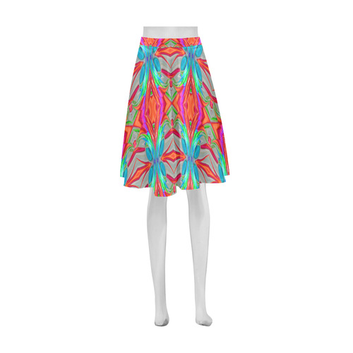 Abstract Colorful Ornament CA Athena Women's Short Skirt (Model D15)