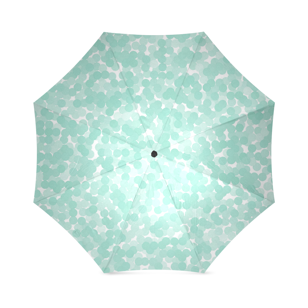 Beach Glass Polka Dot Bubbles Foldable Umbrella (Model U01)