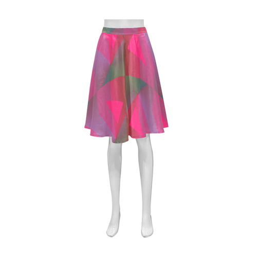 Geometric Lux Q Athena Women's Short Skirt (Model D15)