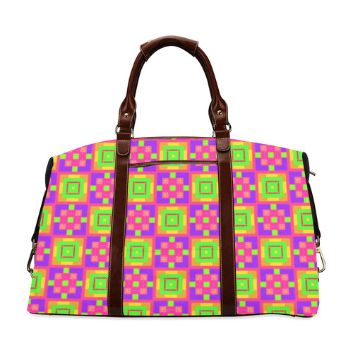 sweet little pattern C by FeelGood Classic Travel Bag (Model 1643) Remake
