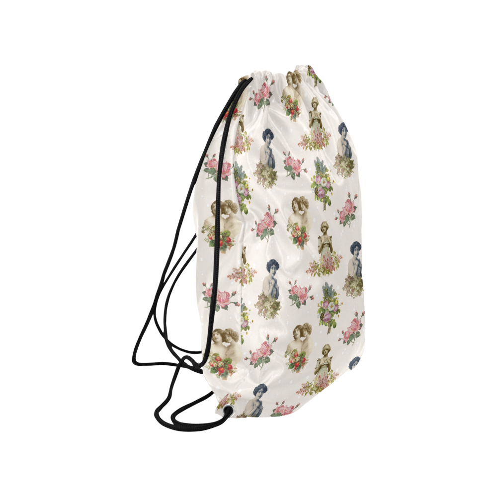 In love Small Drawstring Bag Model 1604 (Twin Sides) 11"(W) * 17.7"(H)