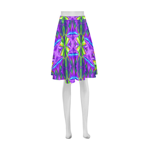 Colorful Ornament C Athena Women's Short Skirt (Model D15)