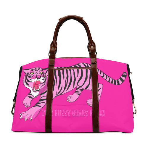 This Pussy Grabs Back! Classic Travel Bag (Model 1643) Remake