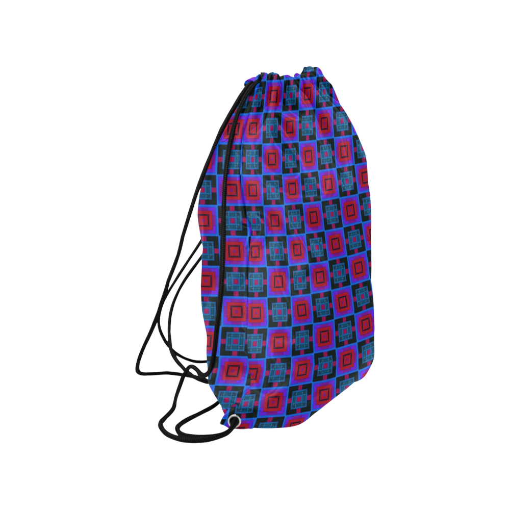 sweet little pattern E by FeelGood Medium Drawstring Bag Model 1604 (Twin Sides) 13.8"(W) * 18.1"(H)