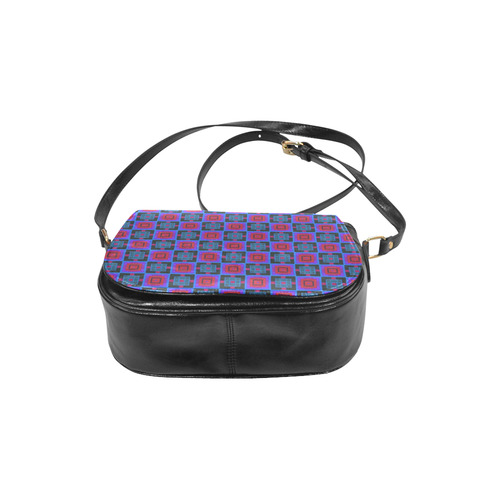 sweet little pattern E by FeelGood Classic Saddle Bag/Large (Model 1648)