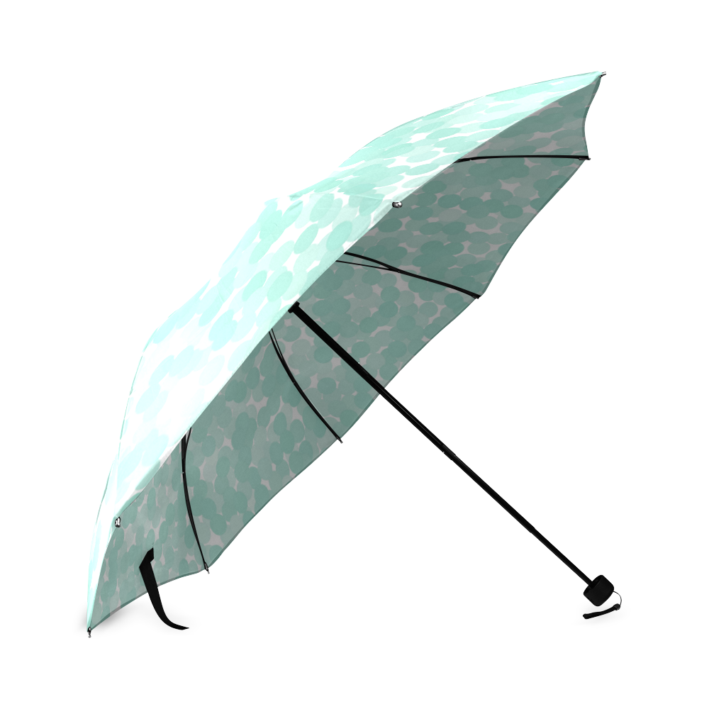 Beach Glass Polka Dot Bubbles Foldable Umbrella (Model U01)