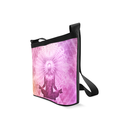 Holy Yoga Lotus Meditation Crossbody Bags (Model 1613)