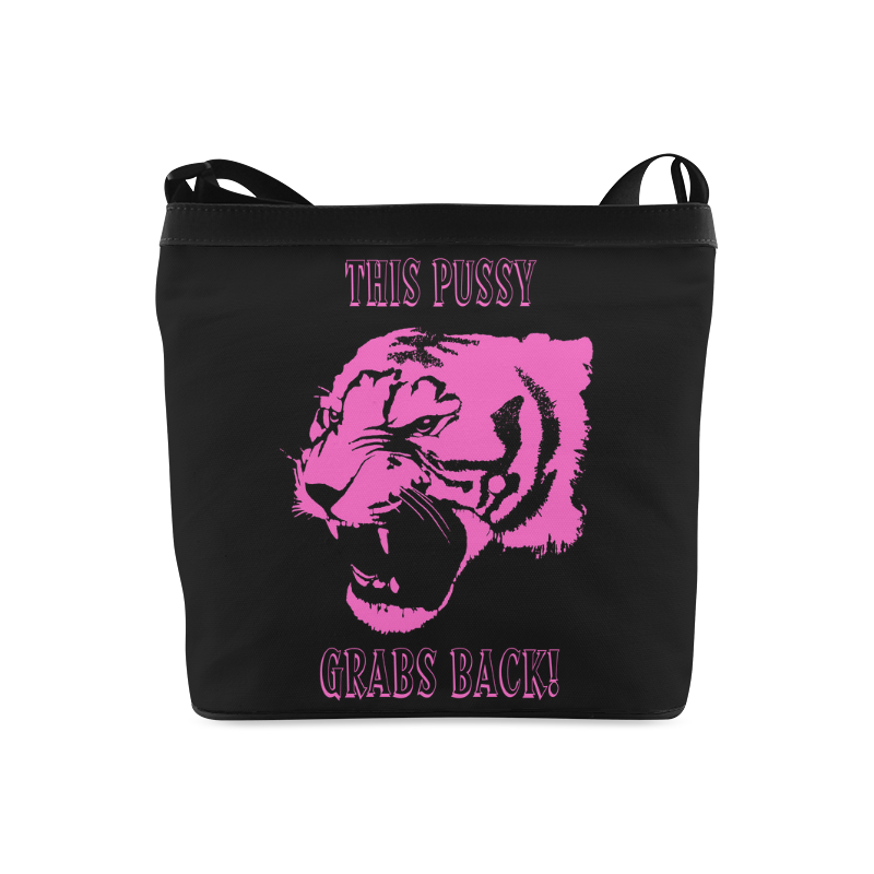 This Pussy Grabs Back! Crossbody Bags (Model 1613)