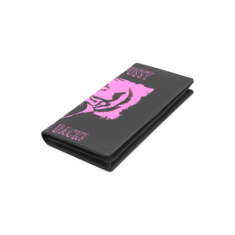 This Pussy Grabs Back! Women's Leather Wallet (Model 1611)