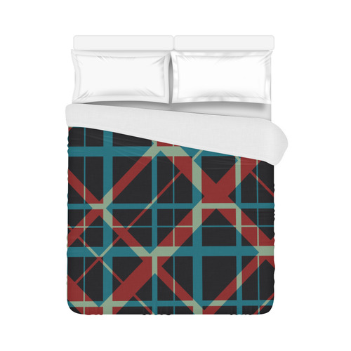 Plaid I hipster style plaid pattern Duvet Cover 86"x70" ( All-over-print)