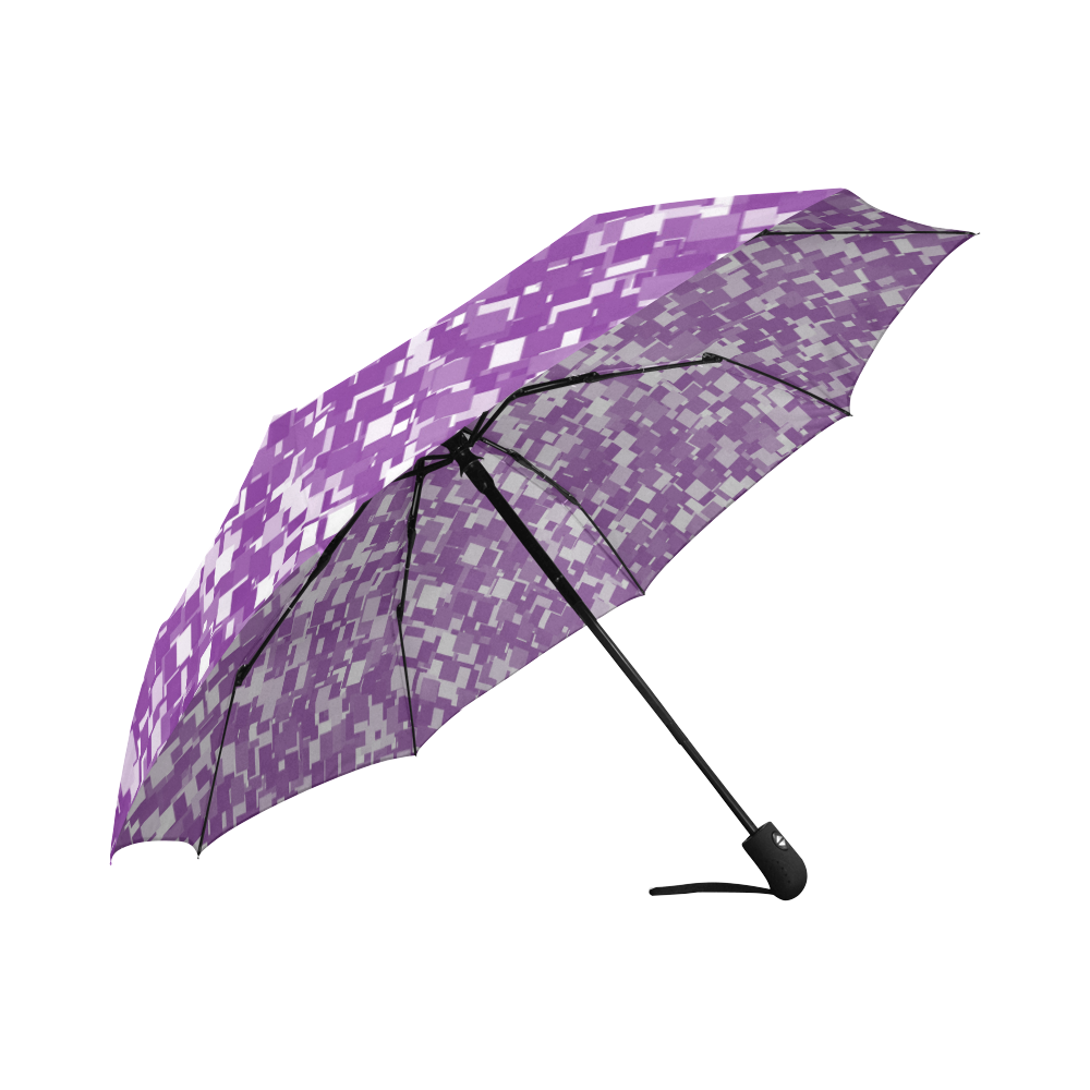 Winterberry Pixels Auto-Foldable Umbrella (Model U04)