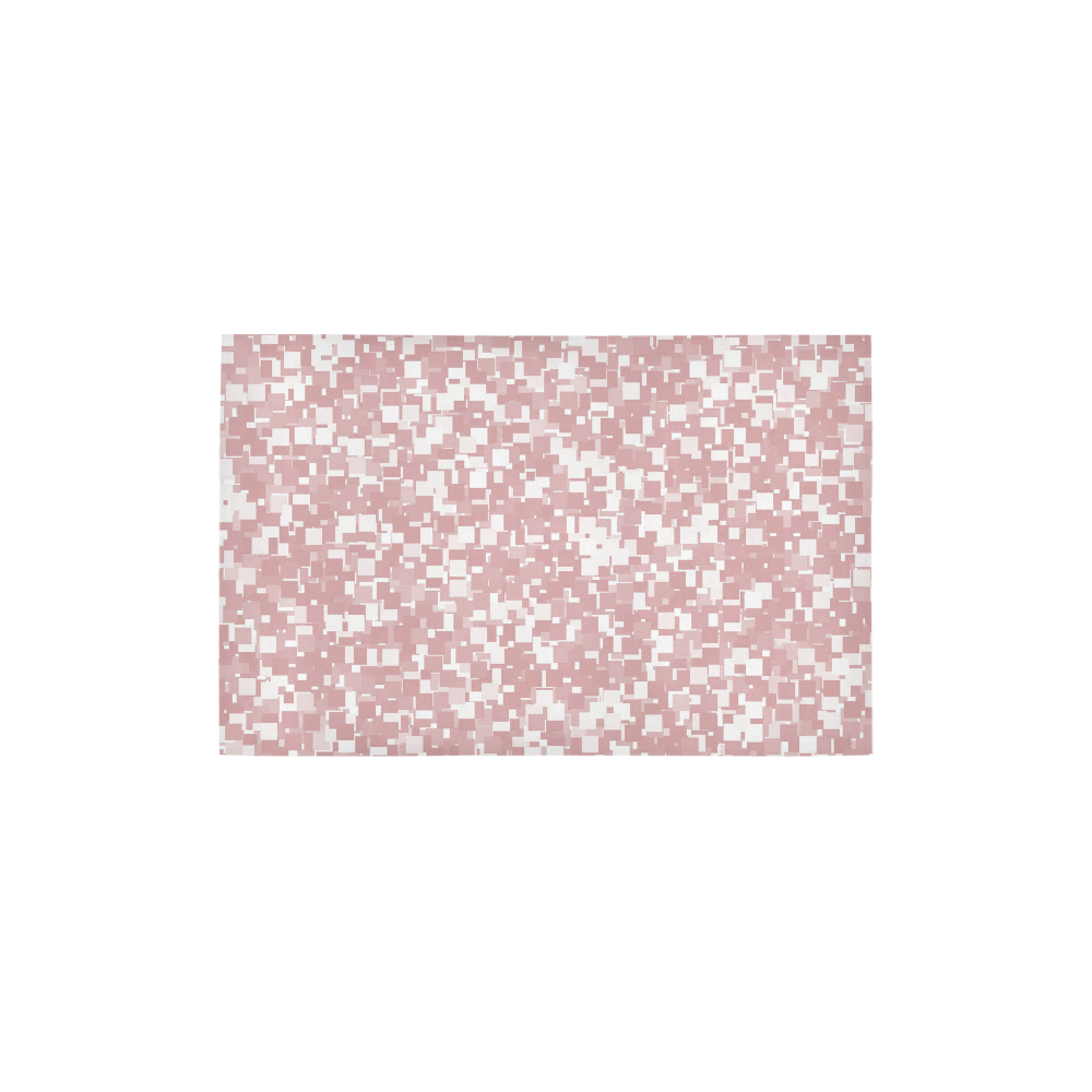 Bridal Rose Pixels Area Rug 2'7"x 1'8‘’