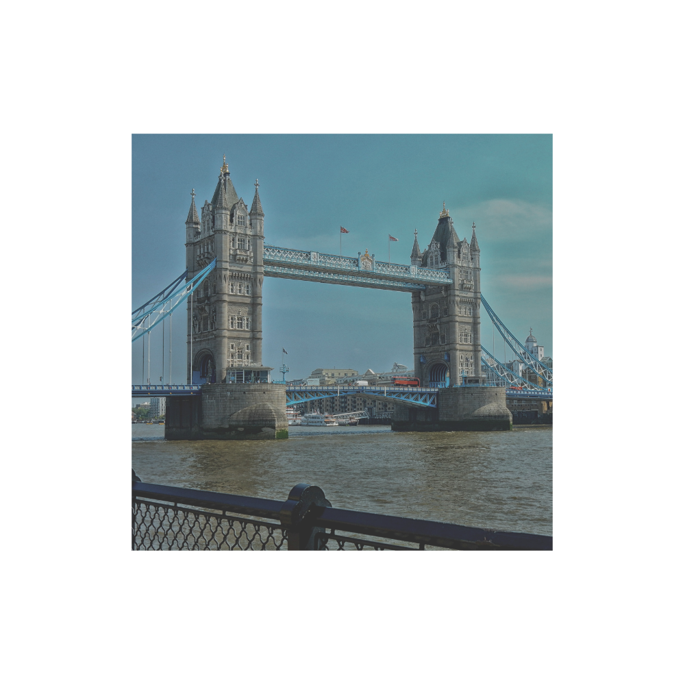 London Tower Bridge, Europe Canvas Tote Bag (Model 1657)