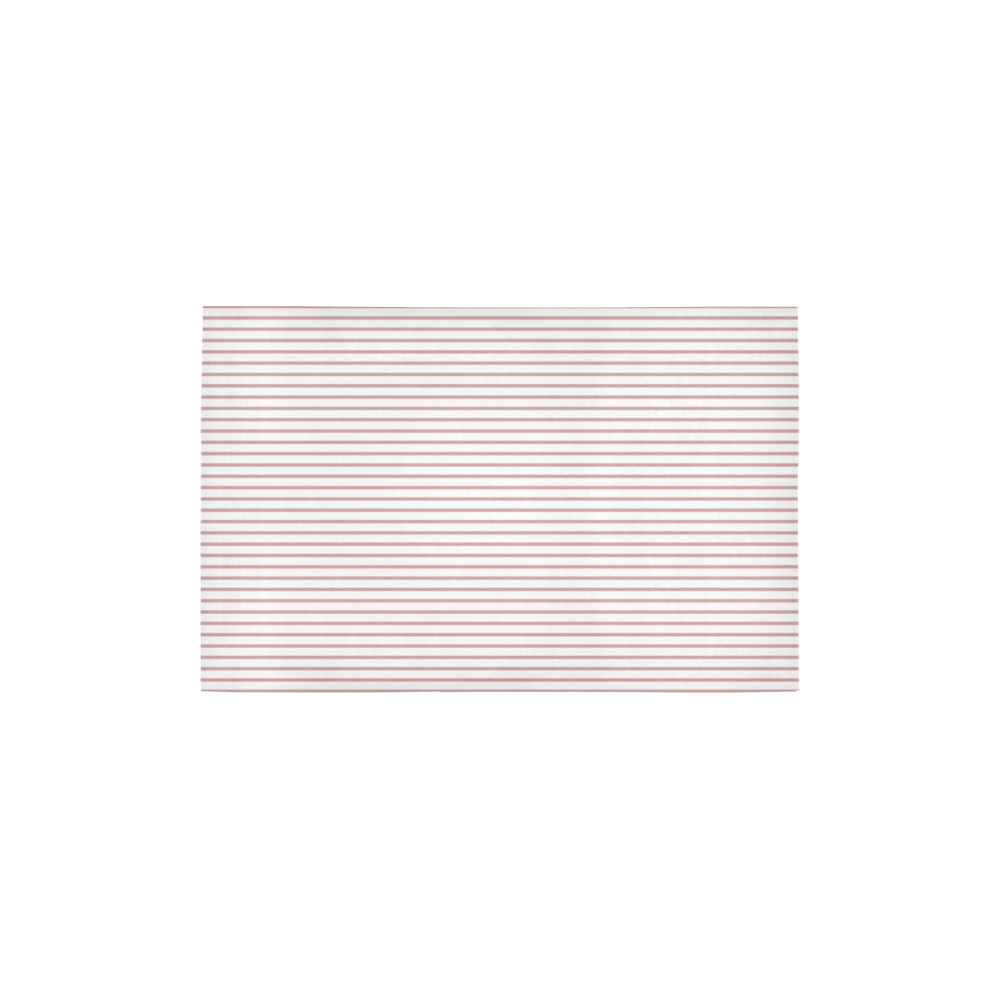 Bridal Rose Stripes Area Rug 2'7"x 1'8‘’