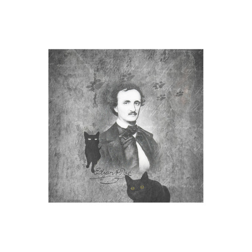 E.A. Poe - The Black Cat Canvas Tote Bag (Model 1657)