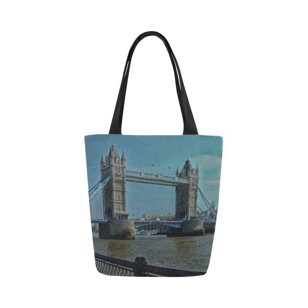 London Tower Bridge, Europe Canvas Tote Bag (Model 1657)