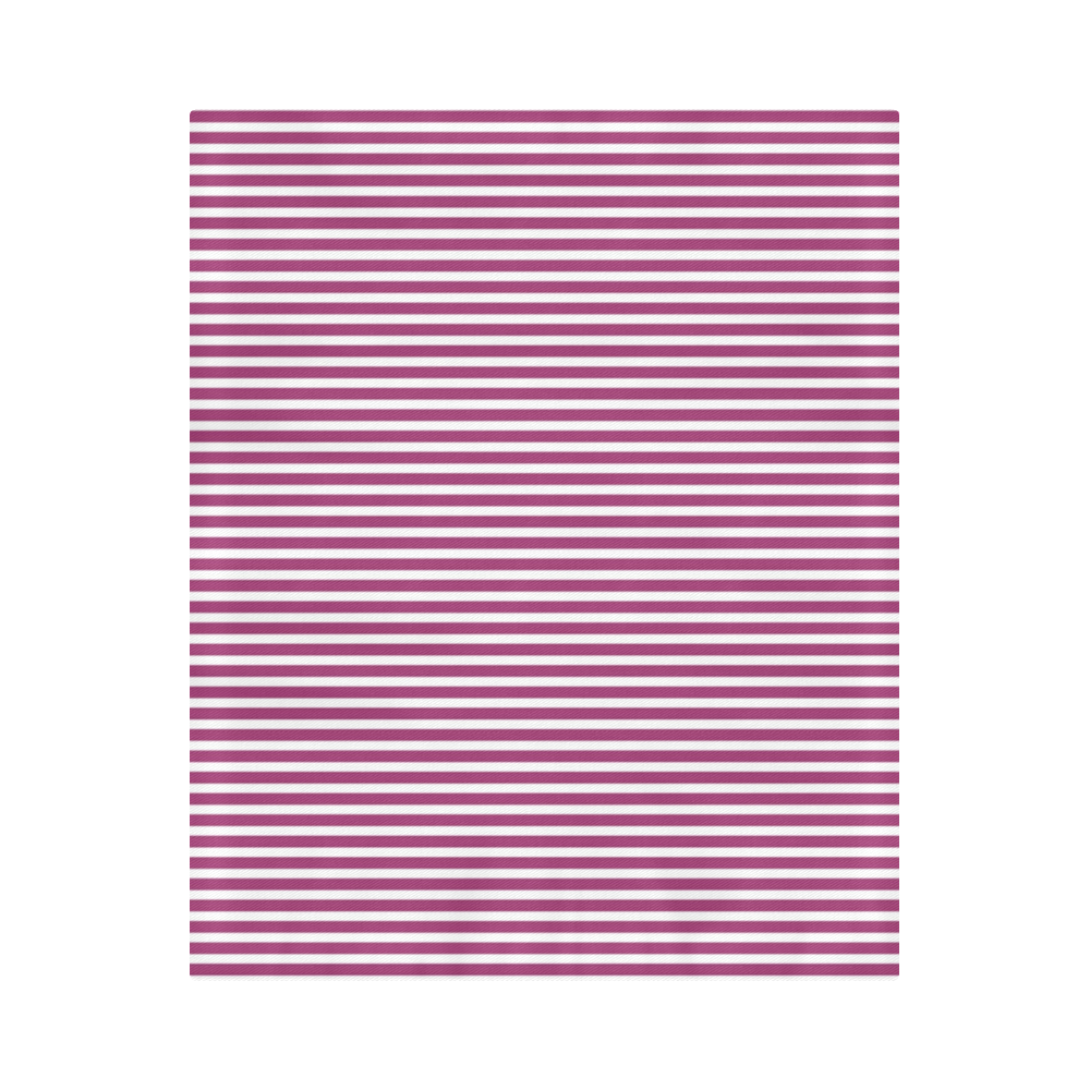 Festival Fuchsia Stripes Duvet Cover 86"x70" ( All-over-print)