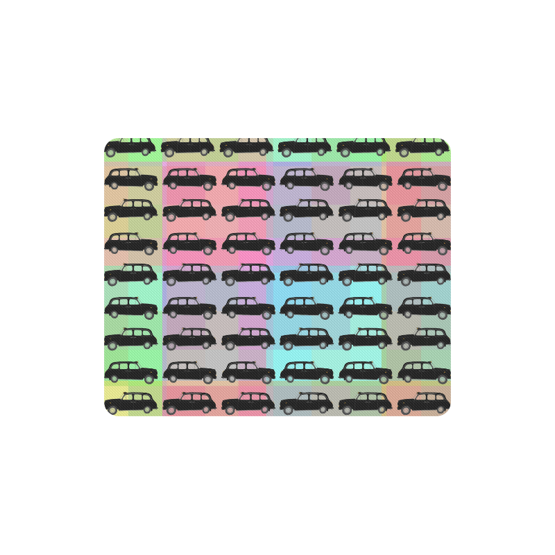 London Taxi Cab Pattern Rectangle Mousepad