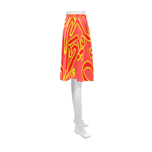 Have a heart Athena Women's Short Skirt (Model D15)