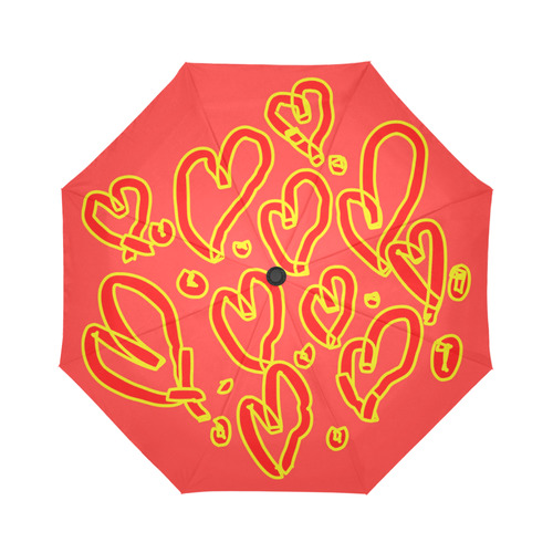 Have a heart Auto-Foldable Umbrella (Model U04)