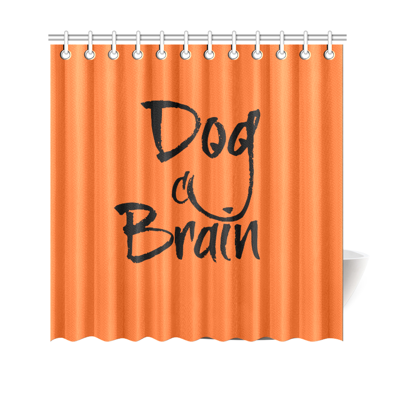 Dog Brain Shower Curtain 69"x70"