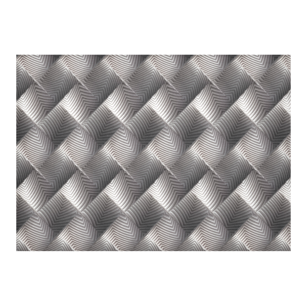 Metallic Tile - Jera Nour Cotton Linen Tablecloth 60"x 84"