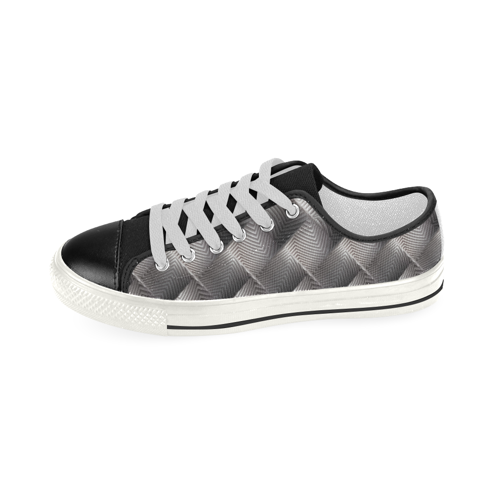 Metallic Tile - Jera Nour Men's Classic Canvas Shoes (Model 018)