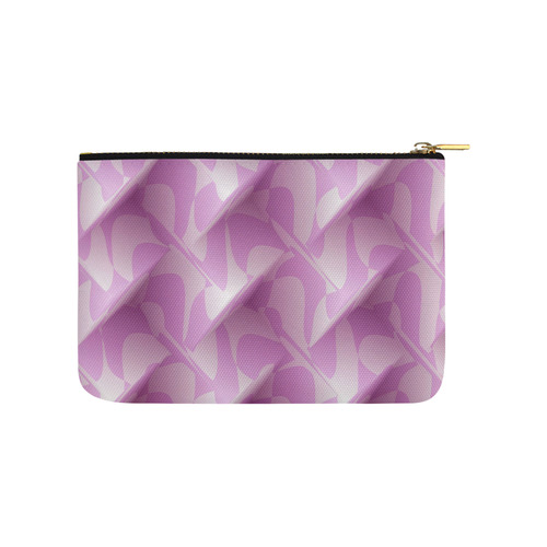 Subtle Light Purple Cubik - Jera Nour Carry-All Pouch 9.5''x6''