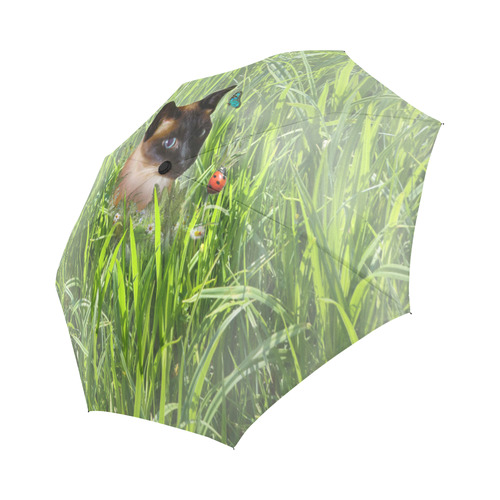 sophie in tall grass Auto-Foldable Umbrella (Model U04)