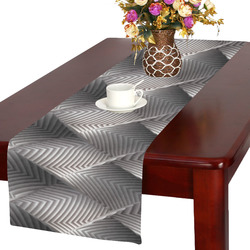 Metallic Tile - Jera Nour Table Runner 16x72 inch