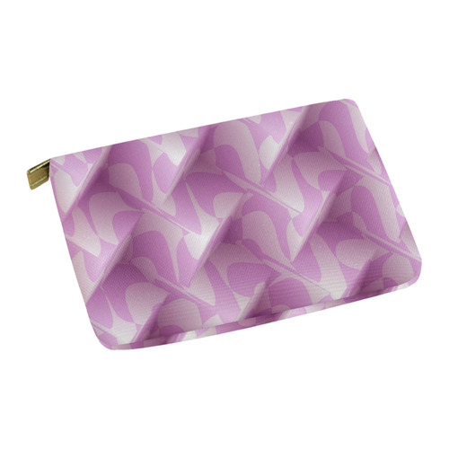 Subtle Light Purple Cubik - Jera Nour Carry-All Pouch 12.5''x8.5''