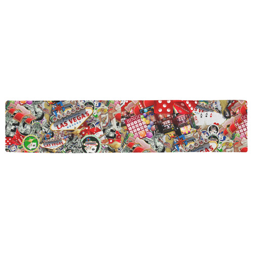 Las Vegas Icons - Gamblers Delight Table Runner 16x72 inch