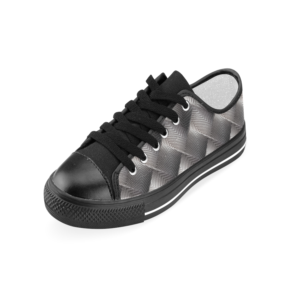 Metallic Tile - Jera Nour Men's Classic Canvas Shoes (Model 018)