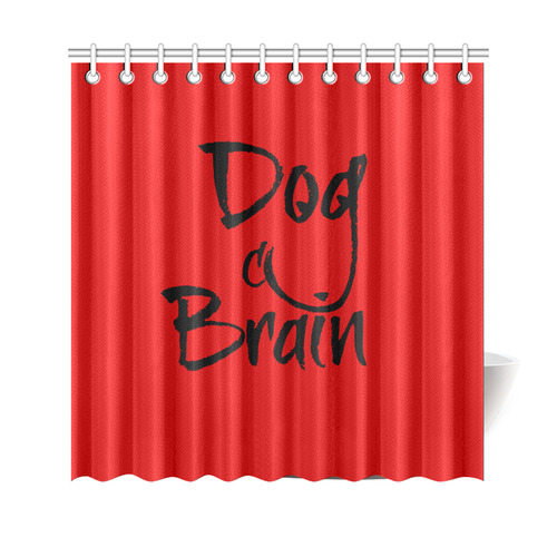 Dog Brain Shower Curtain 69"x70"