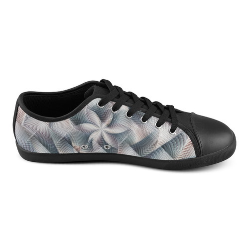 Metallic Petals - Jera Nour Canvas Shoes for Women/Large Size (Model 016)