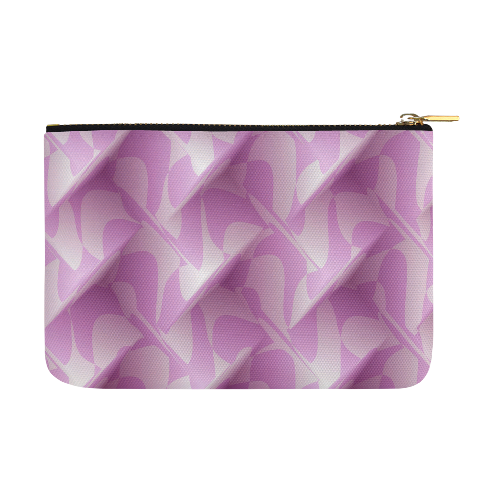 Subtle Light Purple Cubik - Jera Nour Carry-All Pouch 12.5''x8.5''