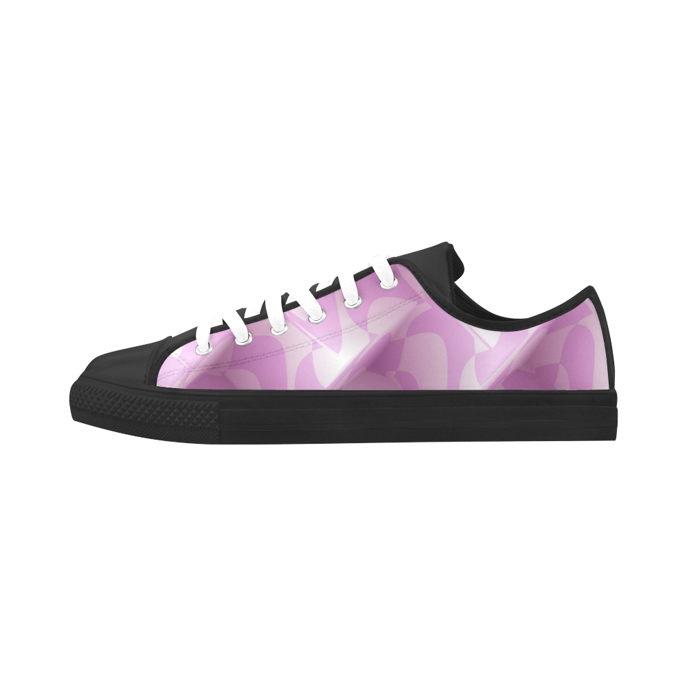 Subtle Light Purple Cubik - Jera Nour Aquila Microfiber Leather Women's Shoes/Large Size (Model 031)