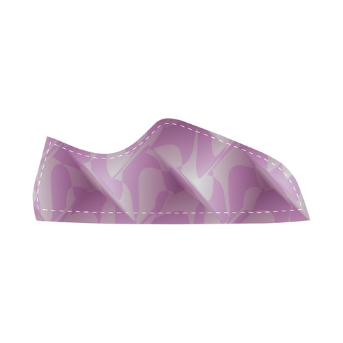 Subtle Light Purple Cubik - Jera Nour Canvas Shoes for Women/Large Size (Model 016)