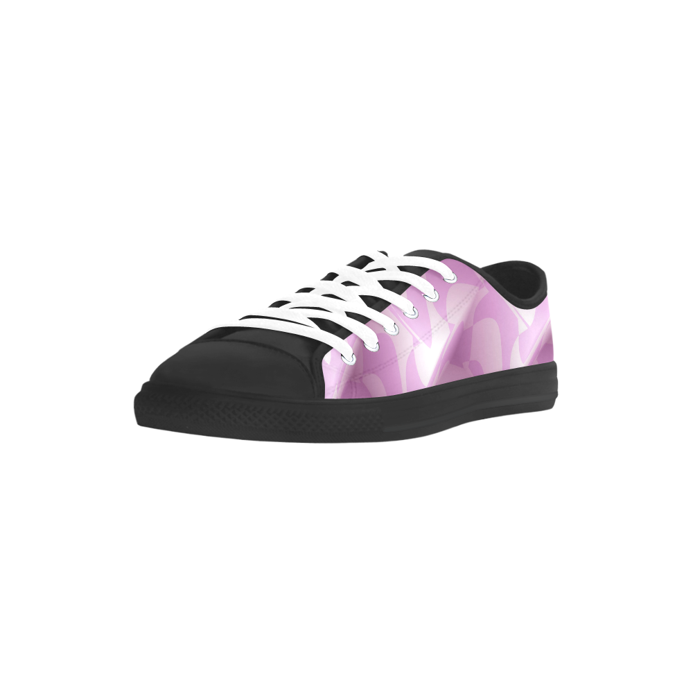 Subtle Light Purple Cubik - Jera Nour Aquila Microfiber Leather Women's Shoes/Large Size (Model 031)