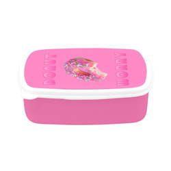 Funny Donut (Do Not) Worry Pun Children's Lunch Box