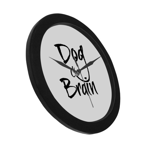 Dog Brain Circular Plastic Wall clock