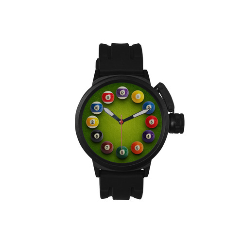 Conceptual Pool Balls Men's Sports Watch(Model 309)