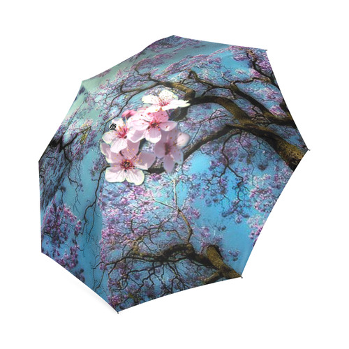 Cherry blossomL Foldable Umbrella (Model U01)