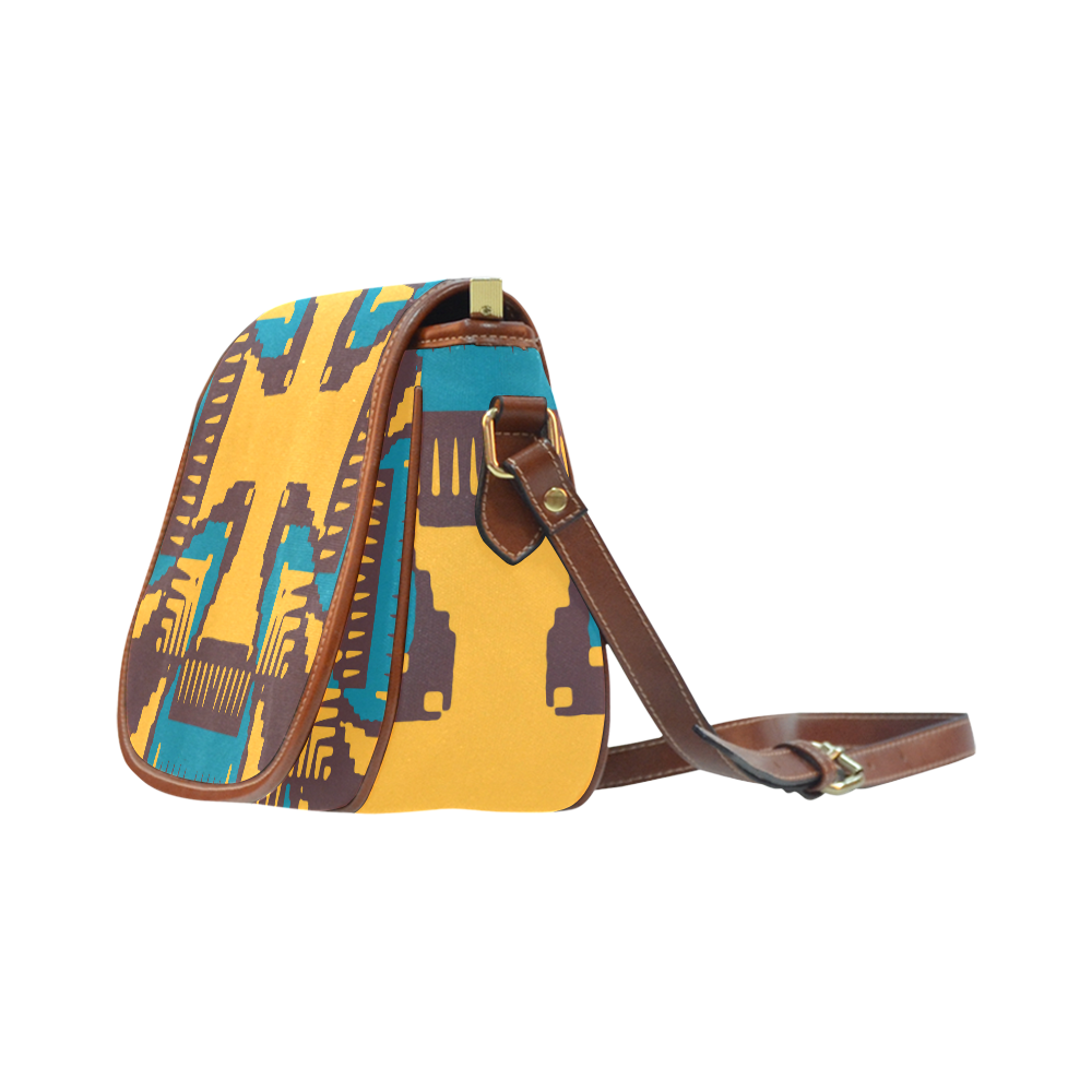 Bear Claw Saddle Bag/Small (Model 1649) Full Customization