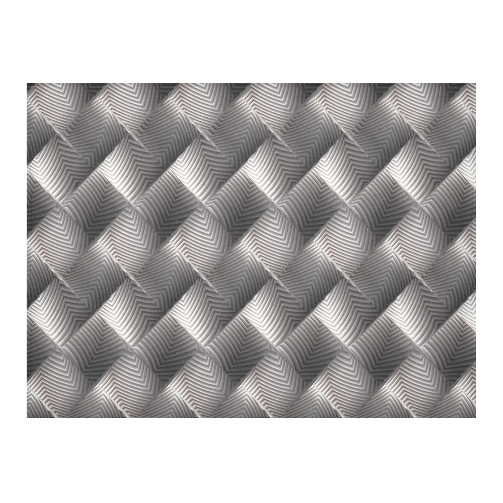 Metallic Tile - Jera Nour Cotton Linen Tablecloth 52"x 70"