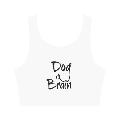 Dog Brain Women's Crop Top (Model T42)