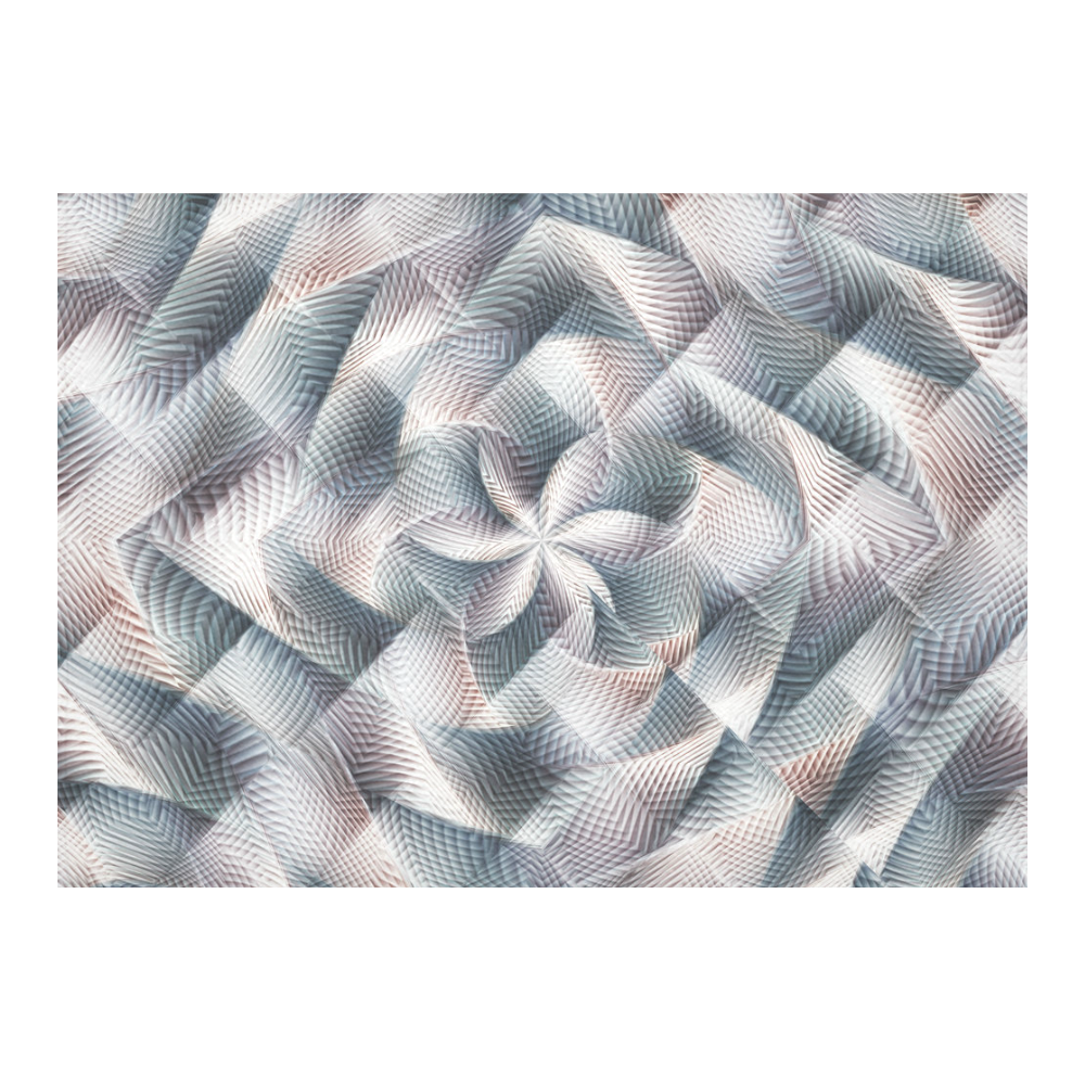 Metallic Petals - Jera Nour Cotton Linen Tablecloth 60"x 84"