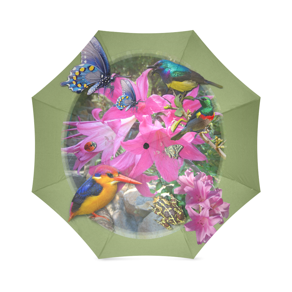 Amaryllis Party Foldable Umbrella (Model U01)