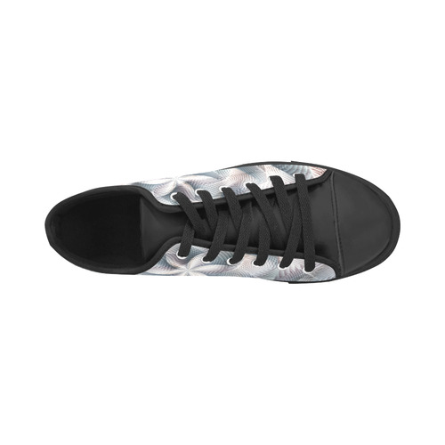 Metallic Petals - Jera Nour Aquila Microfiber Leather Women's Shoes (Model 031)